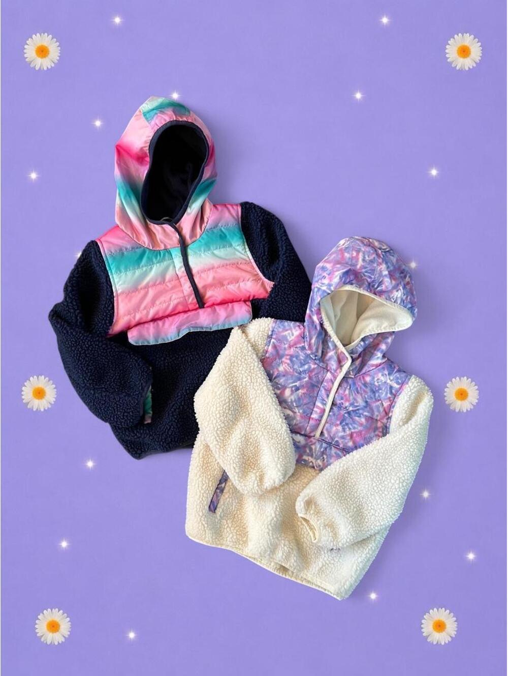 One Madison Cozy Girl Cabincore Sherpa Fleece Hoodie Bundle Size 5 🤍